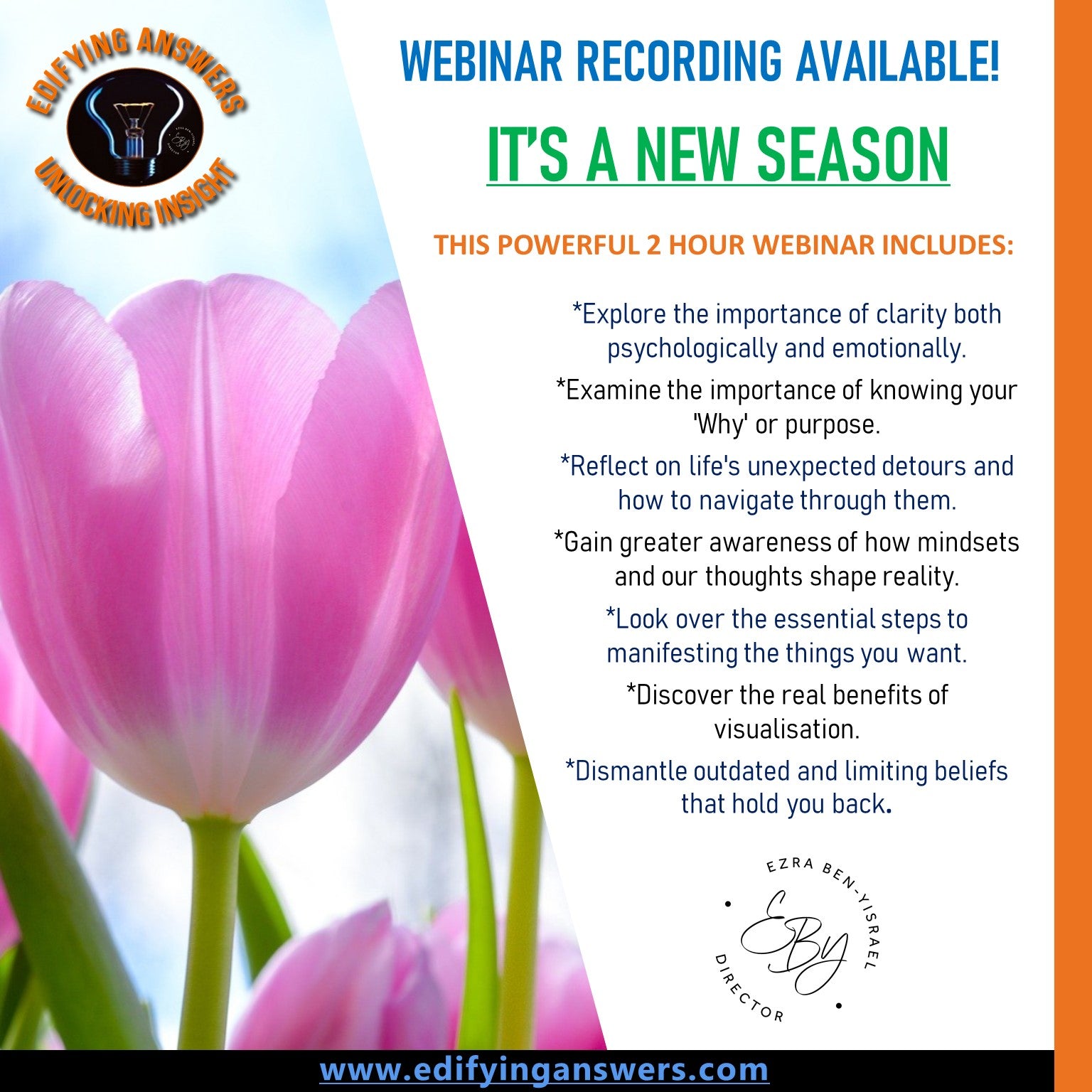 Its a New Season (Time to Evolve) Webinar