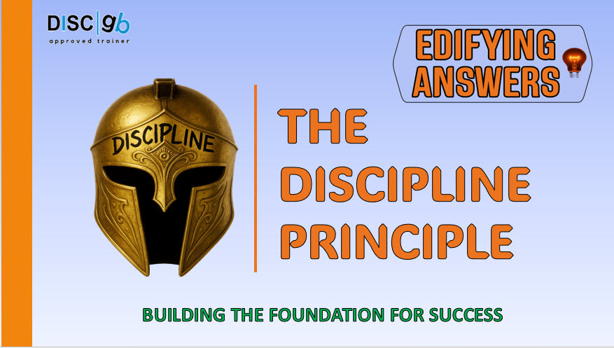 The Discipline Principle Masterclass Programme [Foundation Package]