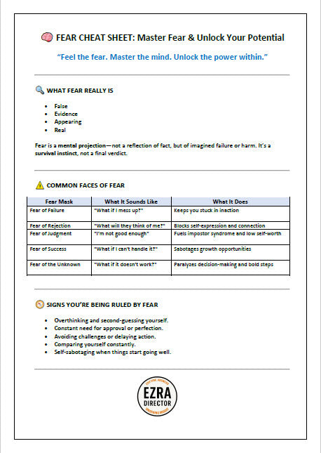 Master Fear & Unlock Your Potential